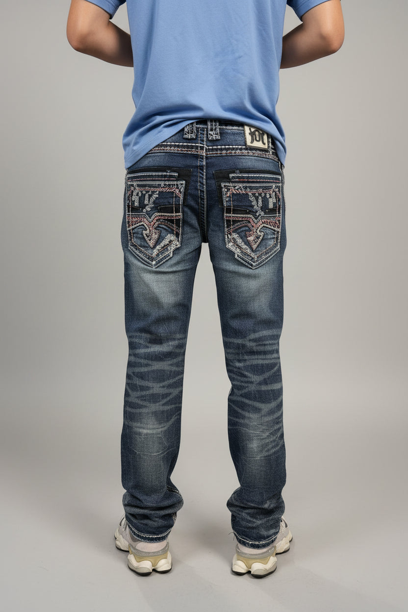 Men's Rock in L.A Slim Straight Denim Jeans