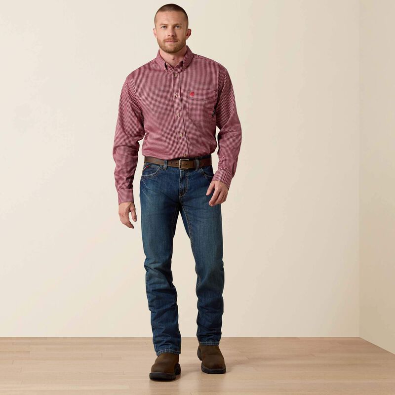 Ariat FR M5 Straight Basic Stackable Straight Leg Jean - Clay