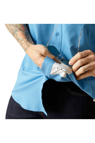 ARIAT Venttek Clssc Cendre Blue SS SHRT