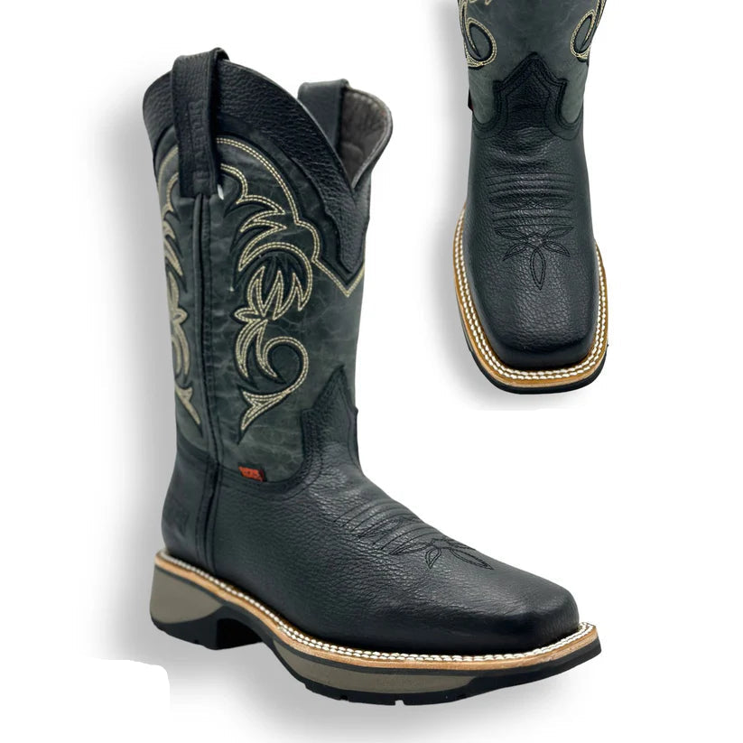 Men's Work Boot 205 Caisson Negro Gris Raptor