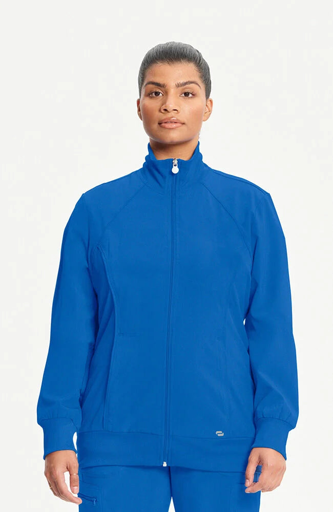 Infinity Women's Zip Front Warm Up Scrub Jacket