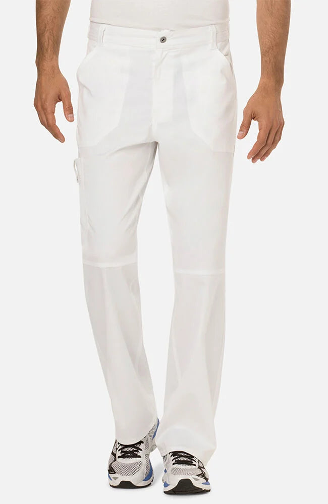 Cherokee Men's Zip Fly Cargo Scrub Pant