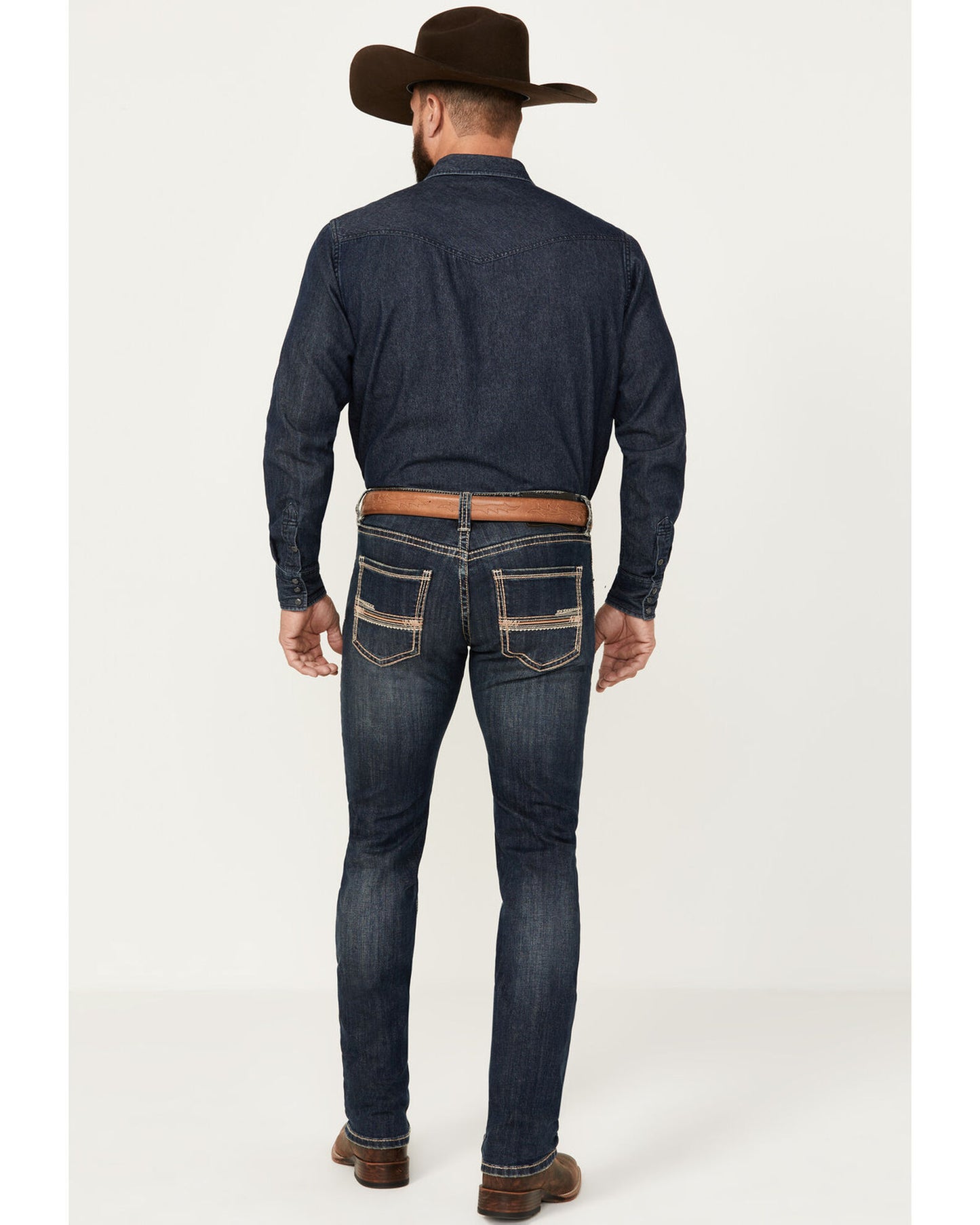 Rock & Roll: Denim Men’s Dark Vintage Wash Skinny Reflex Denim Jeans