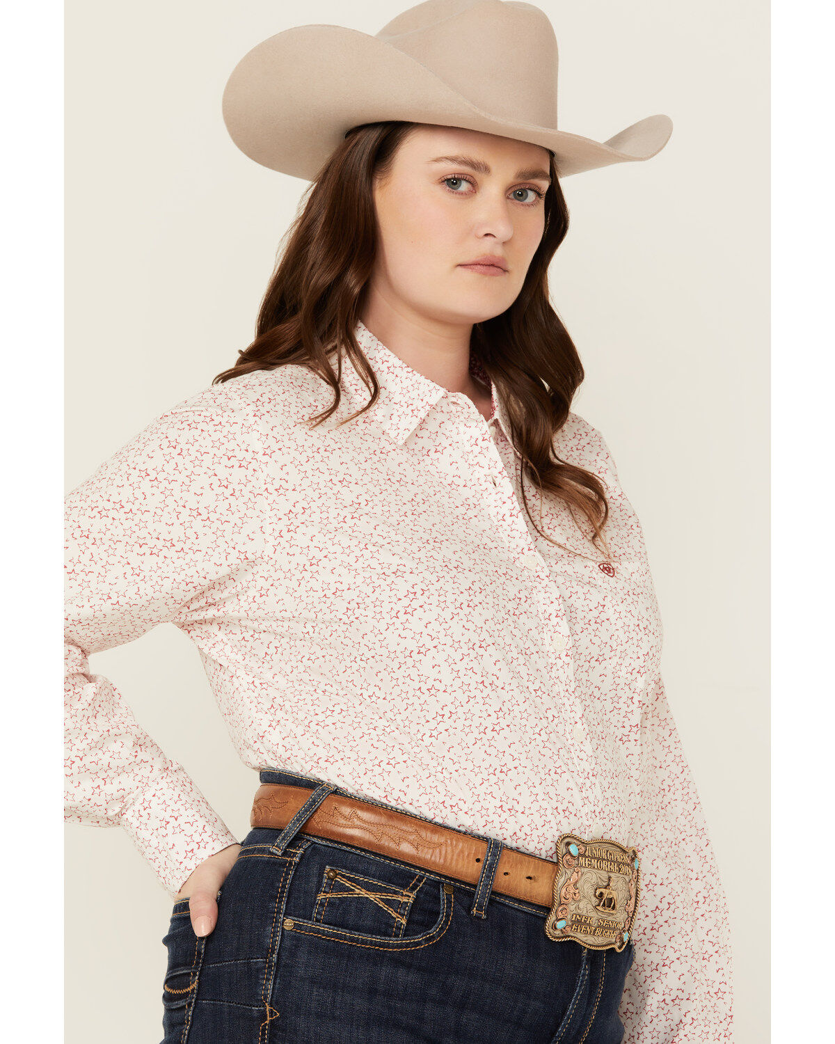 **FINAL SALE** Women's Ariat Kirby Stretch Star Print Shirt