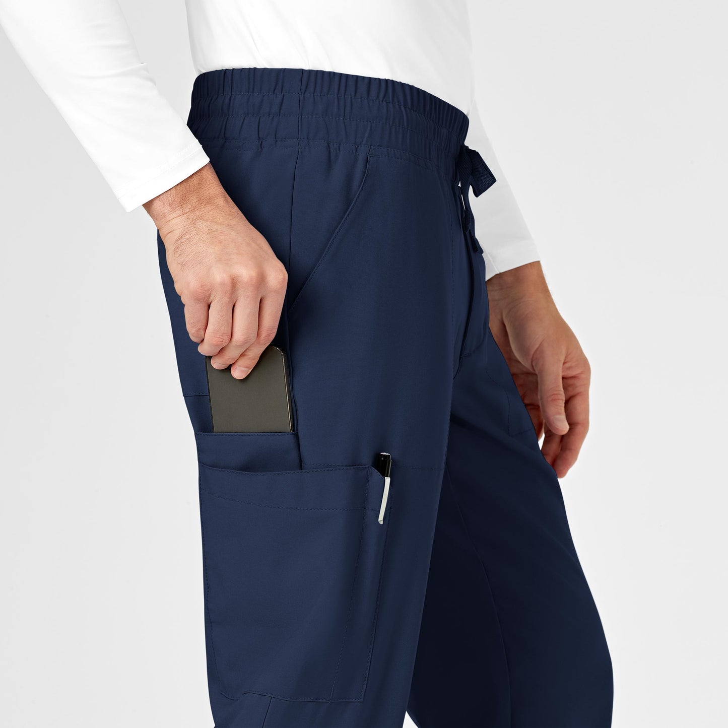 W123 Men's Cargo Jogger Scrub Pant