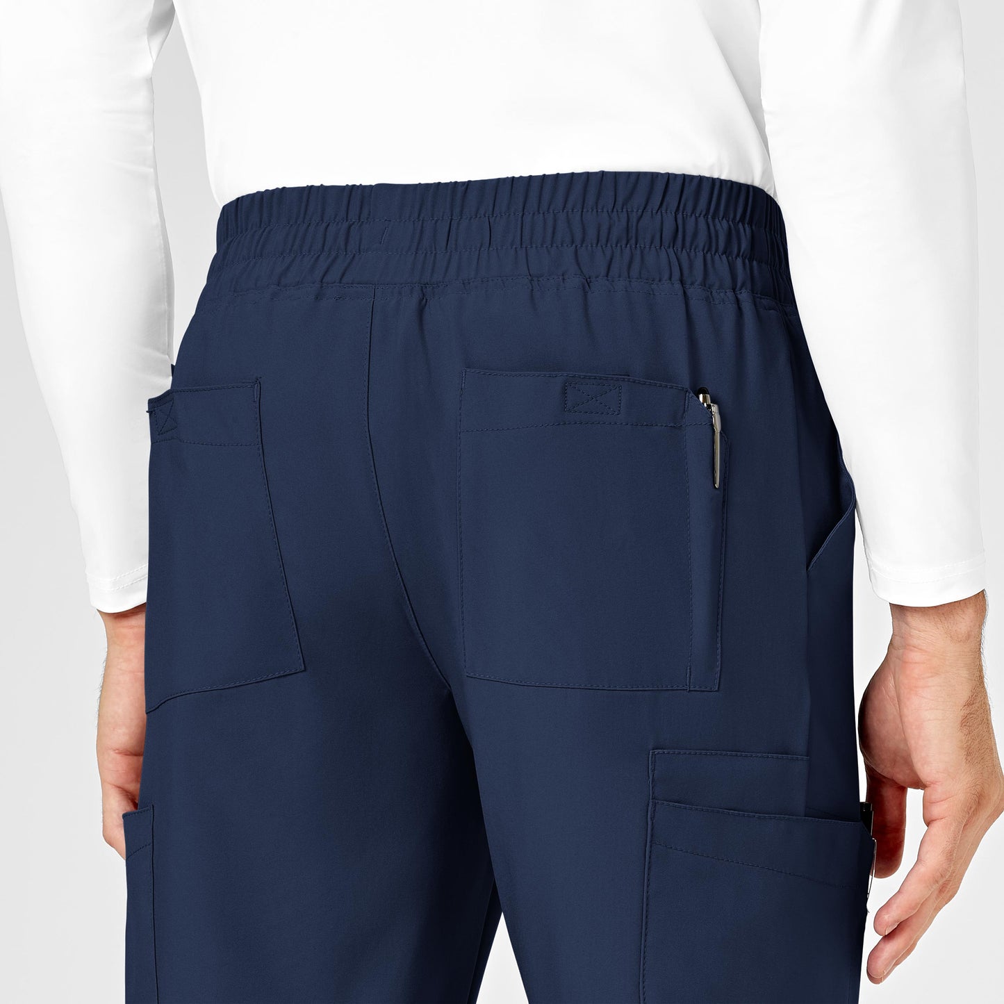 W123 Men's Cargo Jogger Scrub Pant