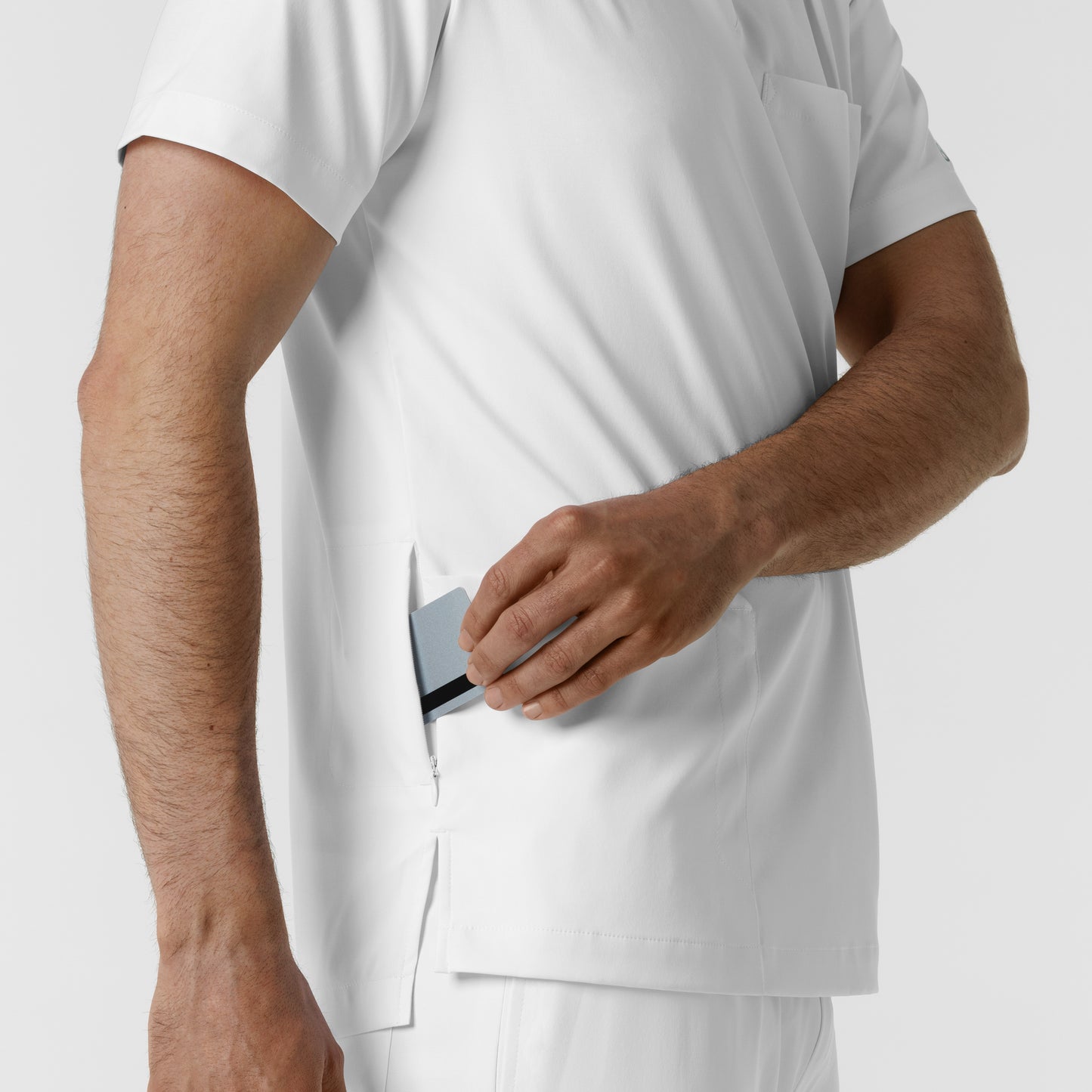 Boundless Men's Multi Pocket V-Neck Scrub Top