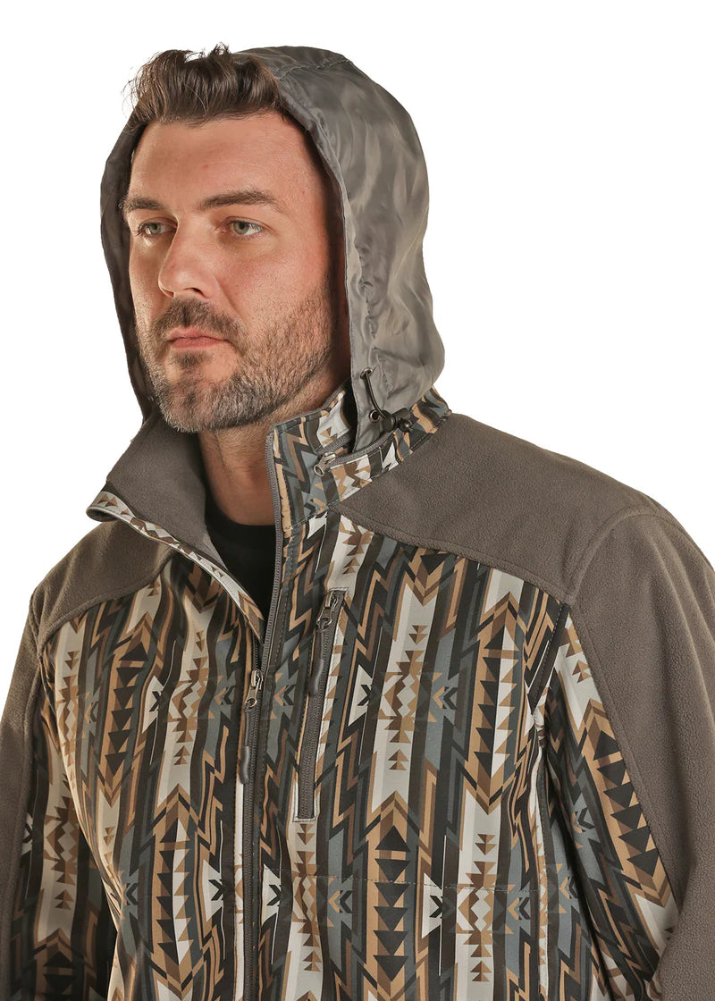 **FINAL SALE** Men's Powder River Aztec Softshell Jacket