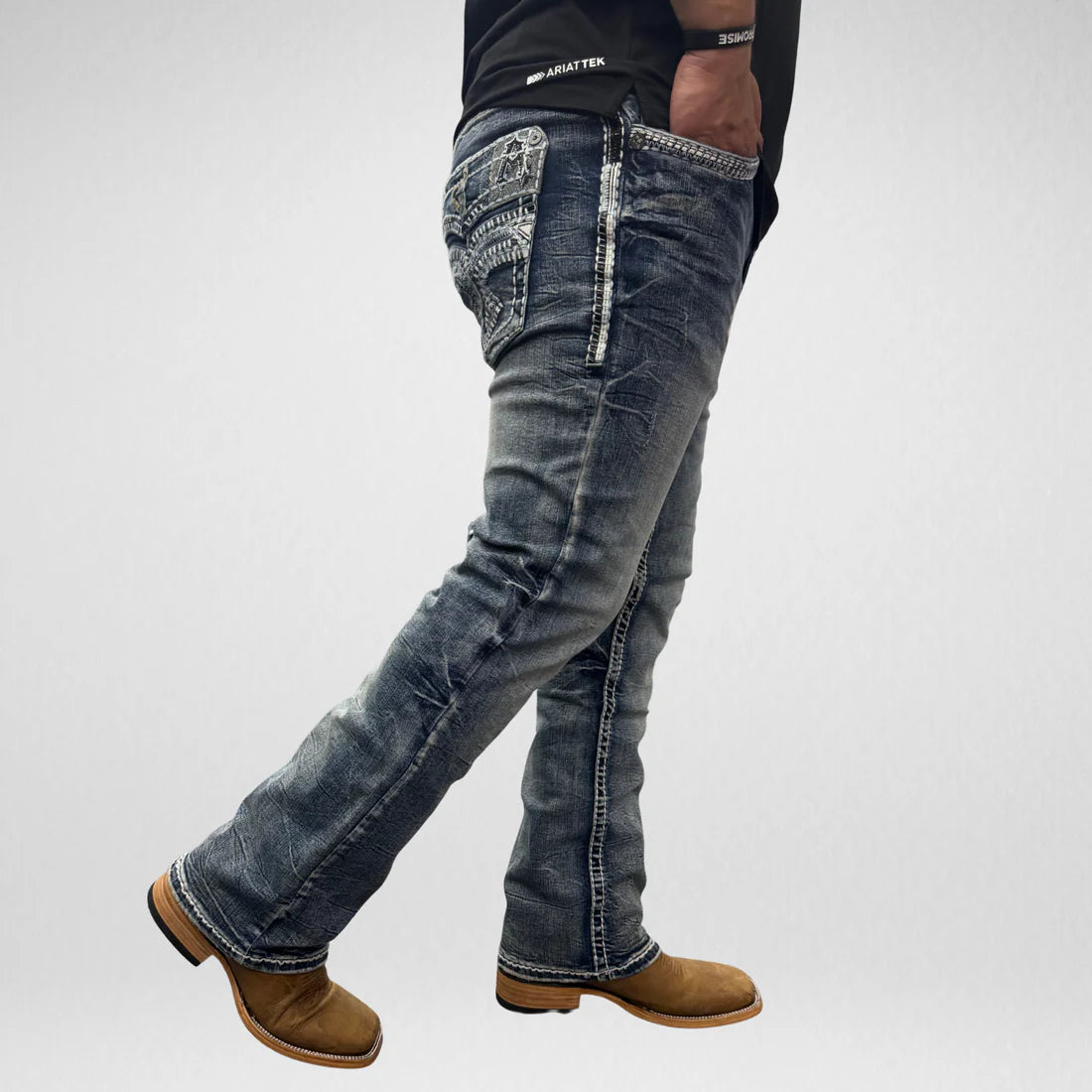 Men's Answer Me Straight Leg Denim
