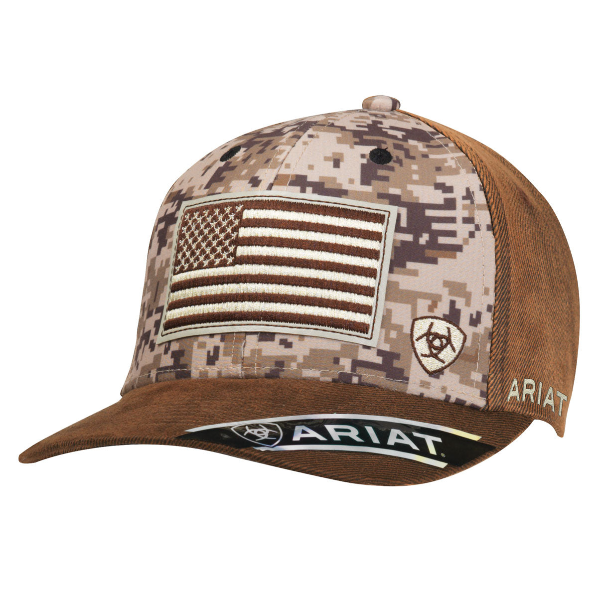 Ariat SB Digital Camo Front USA flag Camo