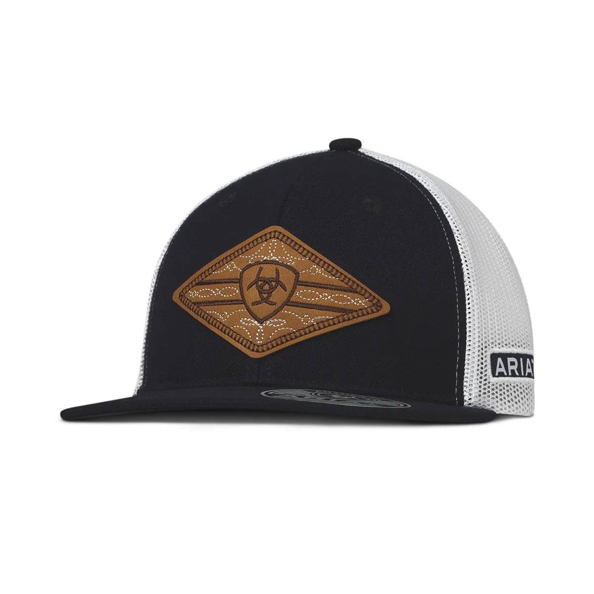 Ariat Snapback Boot Stitch Design Navy Cap