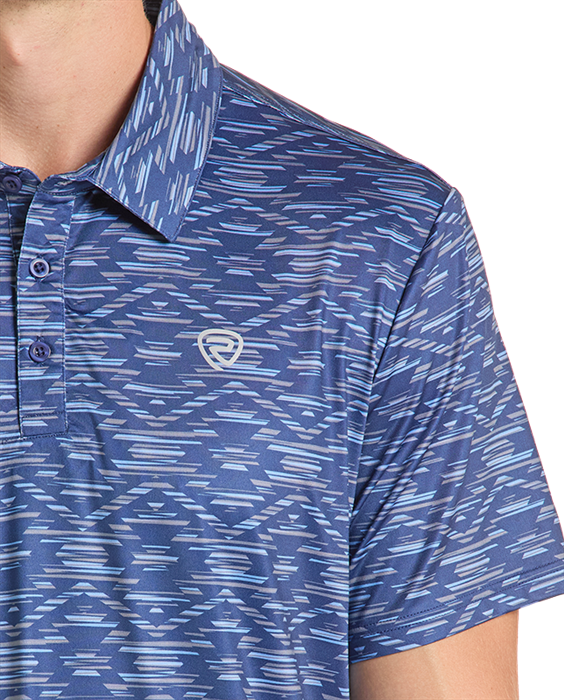 Rock&Roll Aztec Print Polo
