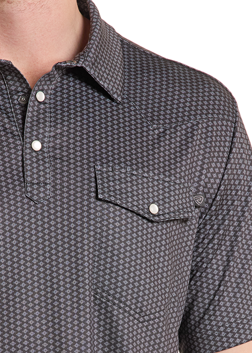 Rock&Roll Geo Core Western Vented Polo