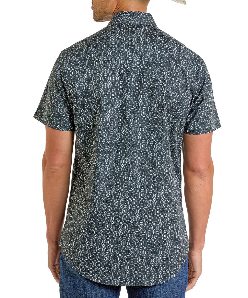 Rock&Roll RR All Over Medallion SS BD - BLACK