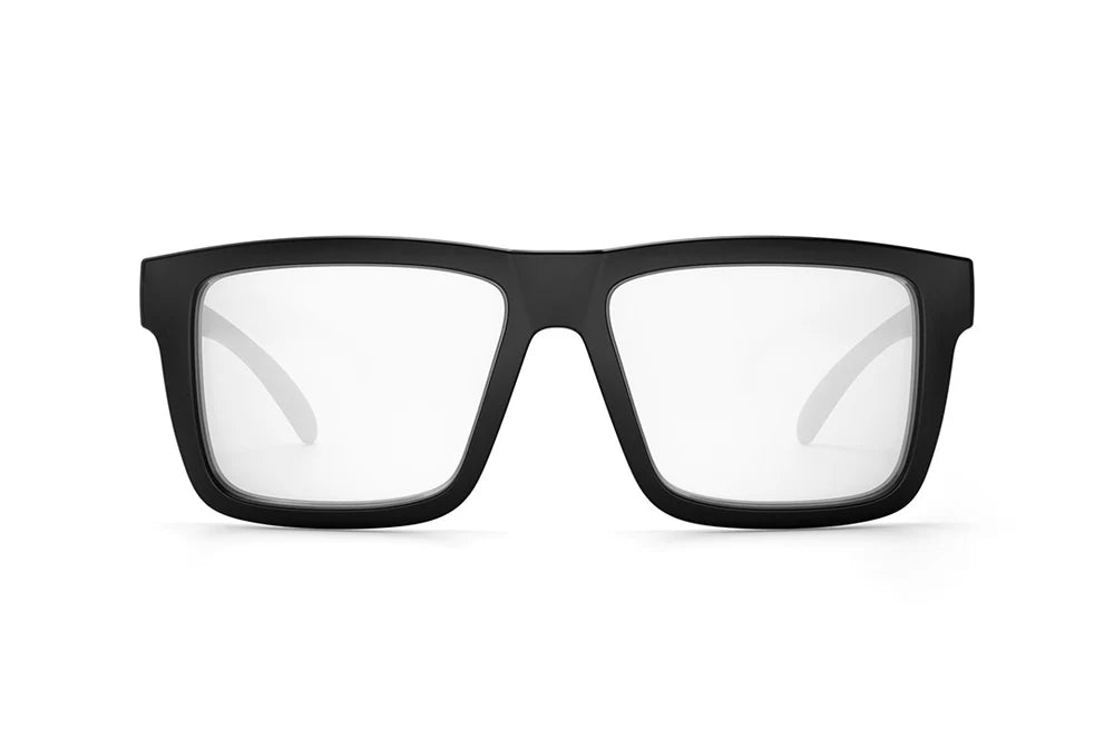 XL VISE Z87 Sunglasses Black Frame: Clear Lens