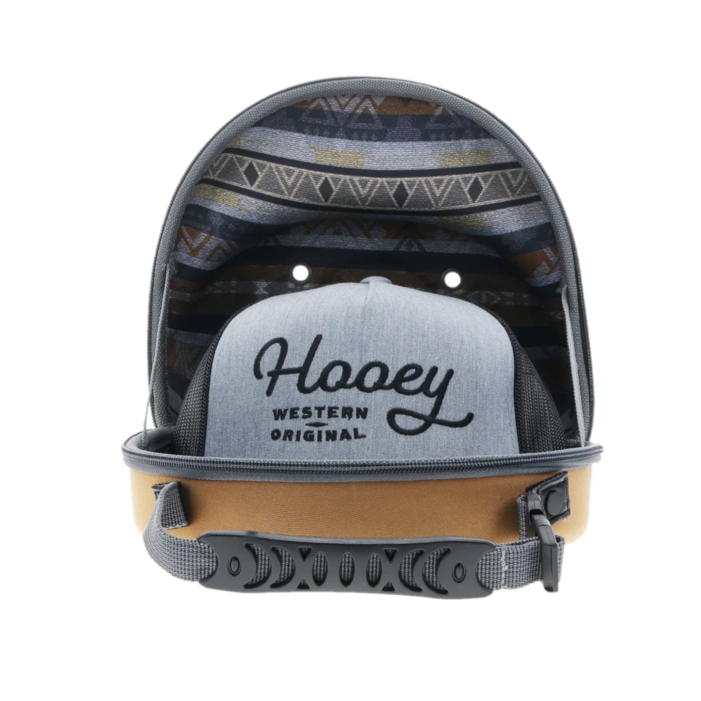 Hooey Tan & Aztec Print Cap Carrier