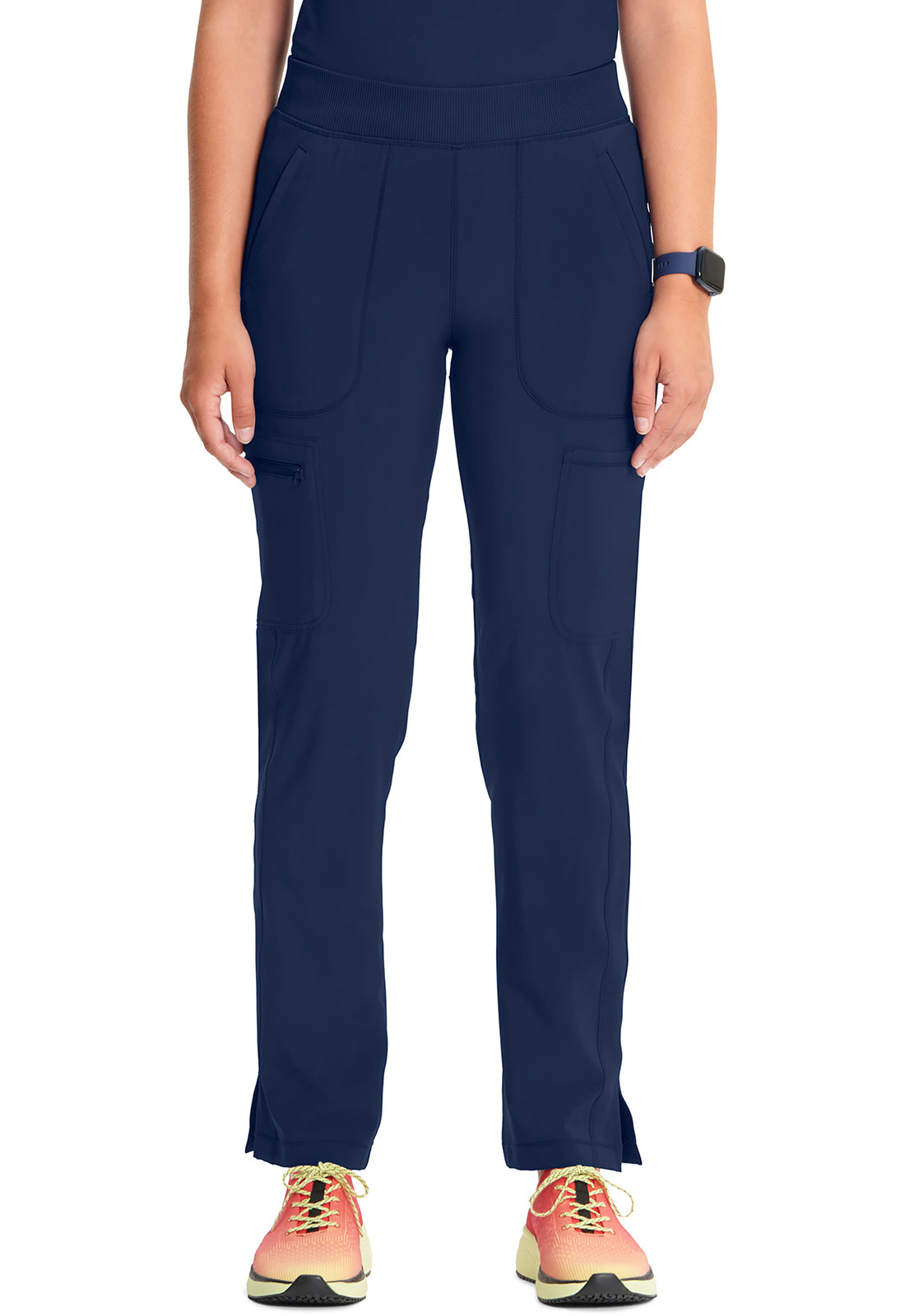 Women's Mid Rise Tapered Leg Pull-On Scrub Pant - PLUS
