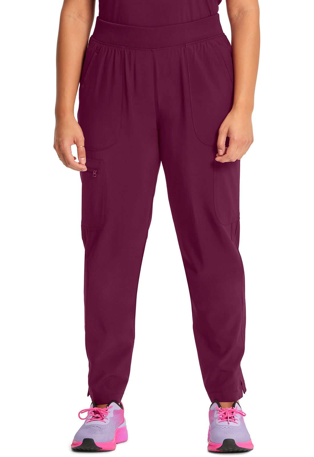 Women's Mid Rise Tapered Leg Pull-On Scrub Pant