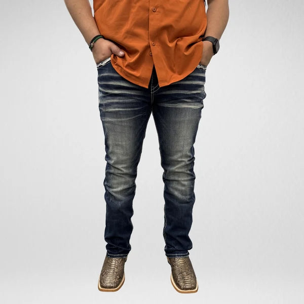 Men's De Niko Slim Straight Boot Denim