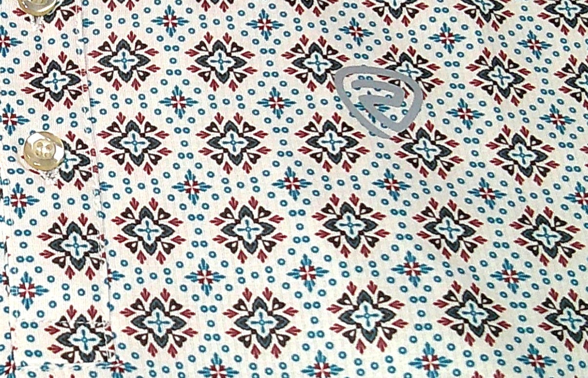 ROCK&ROLL MEDALLION PRINTED POLO