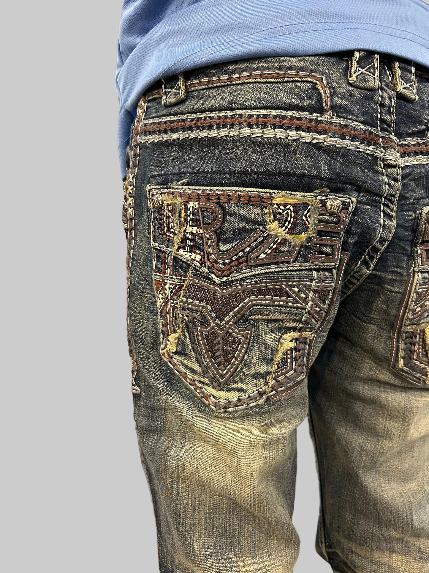 Men's Rock in L.A Straight Denim Jeans