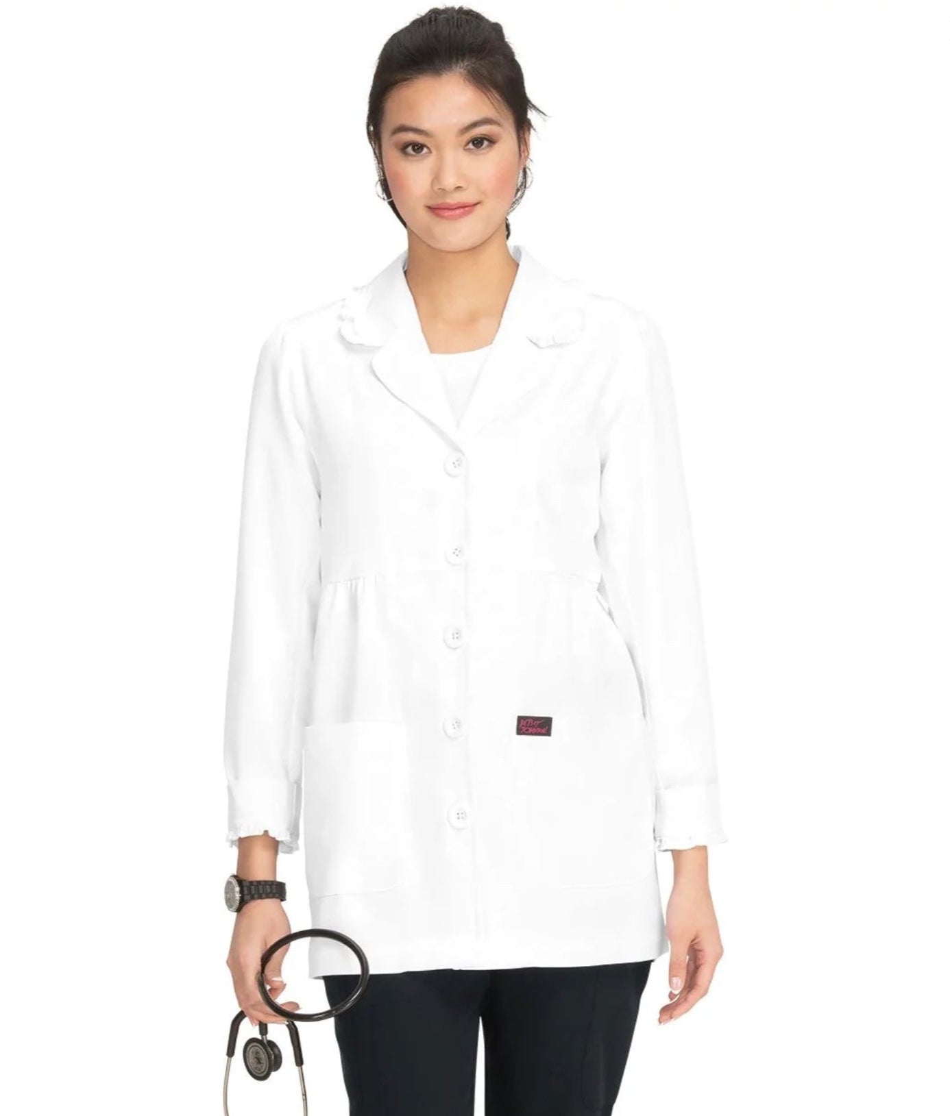 Betsey Johnson Juniper Women's 2-Pocket Lab Coat