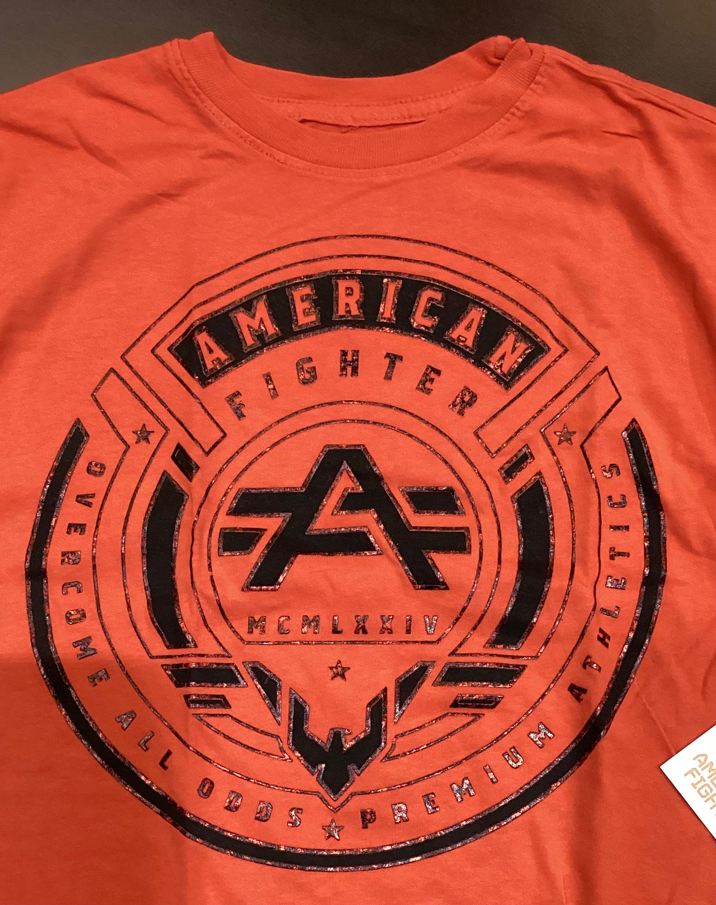 AMERICAN FIGHTER FAIRVALLEY S/S TEE YOUTH - ORANGE