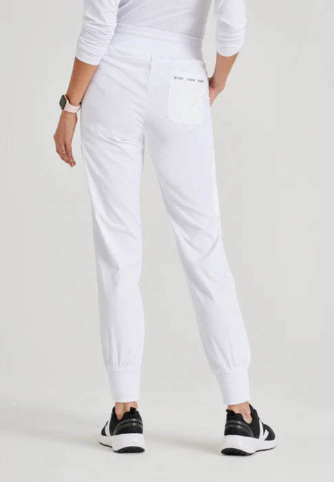 Carly 7-Pocket Mid-Rise Jogger Scrub Pant