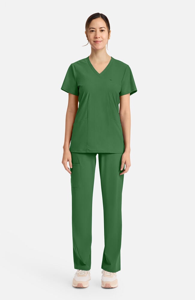 Women's 2-Pocket V-Neck Top Infinity Pursuit IN647A