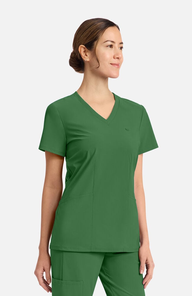 Women's 2-Pocket V-Neck Top Infinity Pursuit IN647A