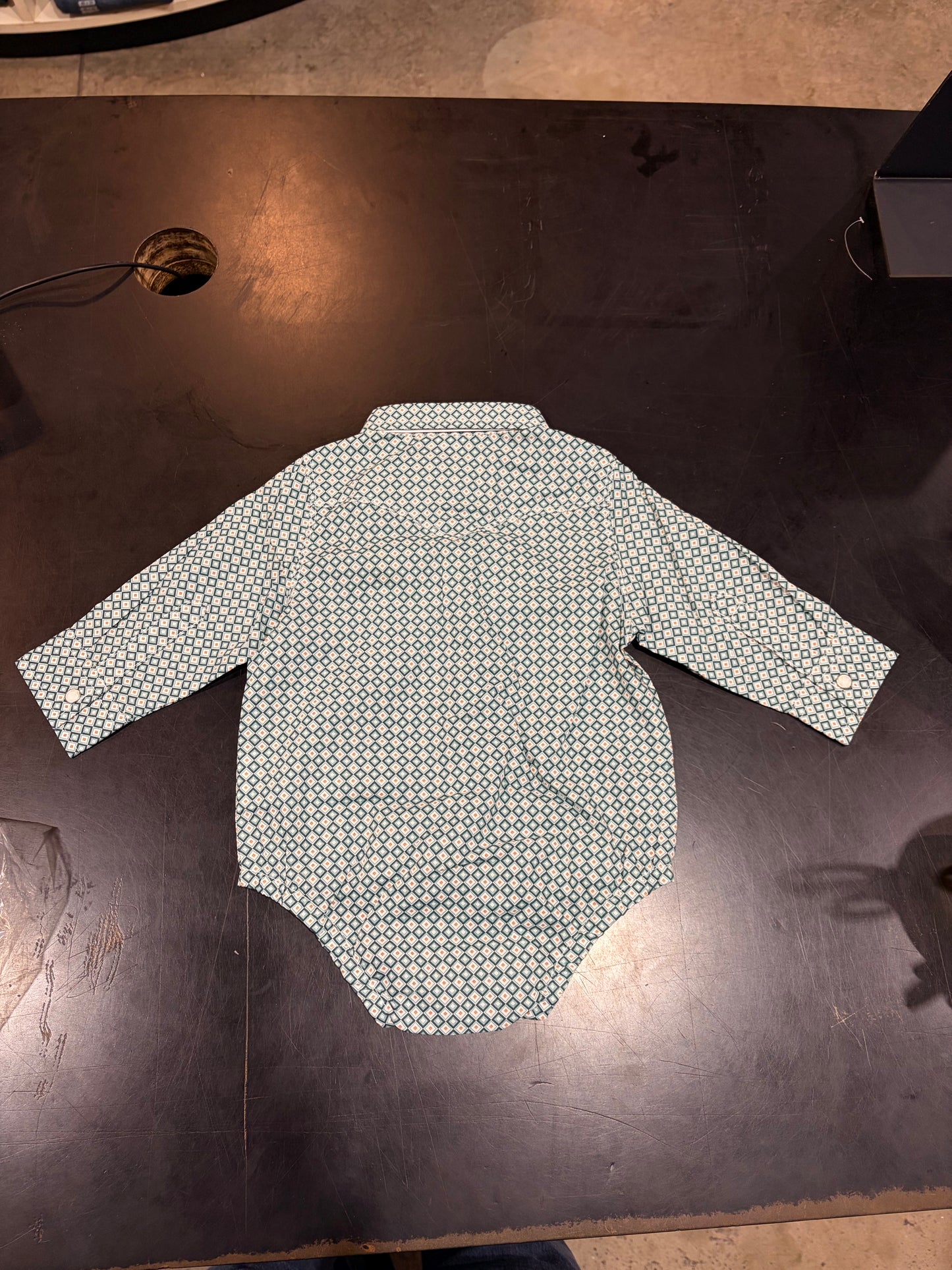 Baby Boy's Long Sleeve Western Snap Bodysuit