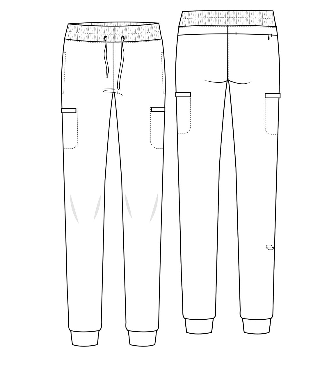 Women's 5-Pocket Jogger Pant in Butterscotch Infinity Pursuit IN024A BTTS