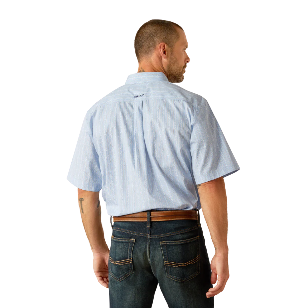 Ariat WF Welburn Bel Air Blue SS SHRT