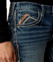Men's Ariat M5 Straight Red Jean