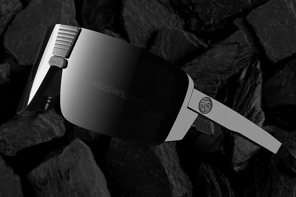 HeatWave Vector Sunglasses: GLOSS BLACK Ultra Black Z87+