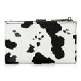 Wrangler Wallets for Women Slim Bifold Credit Card Holder, Cow Print