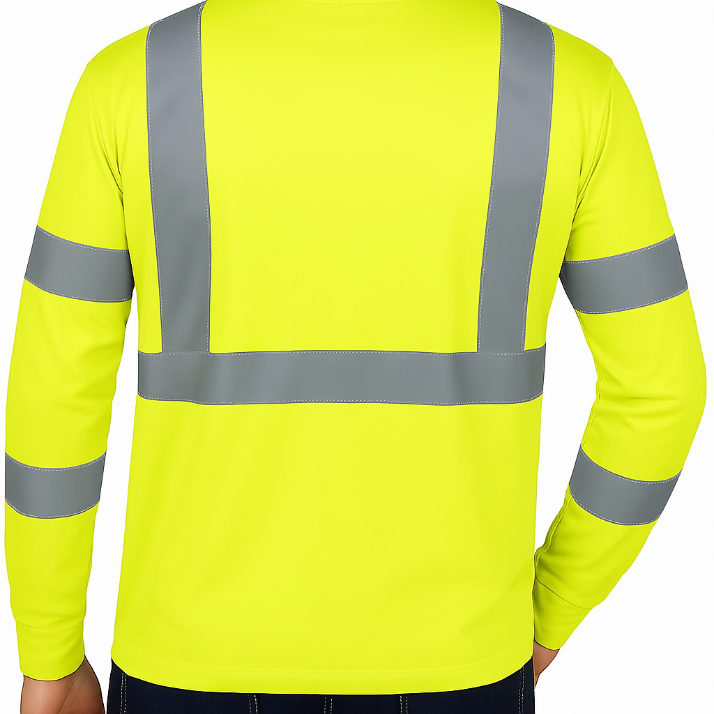 ST900 Pro One, long sleeve crew neck, high viz shirts