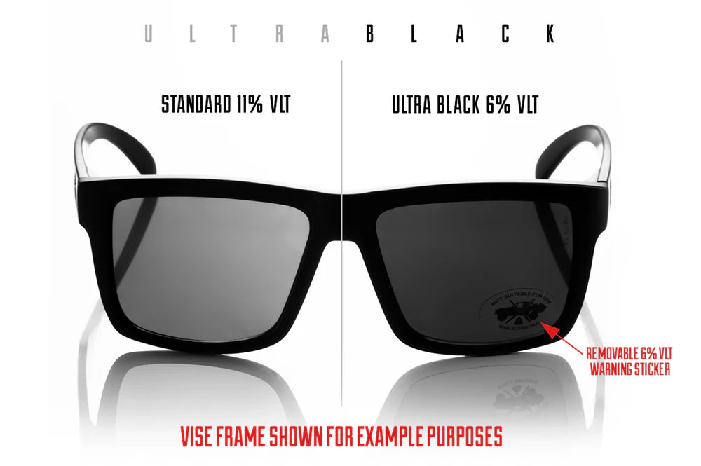 HeatWave XL VISE Z87 Sunglasses: Ultra Black