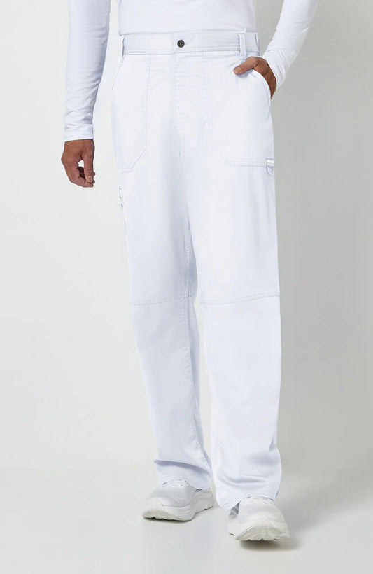 Cherokee Men's Zip Fly Cargo Scrub Pant Tall