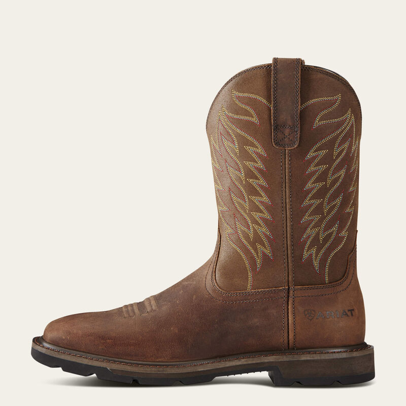 Ariat Groundbreaker Wide Square Toe Steel Toe Work Boot