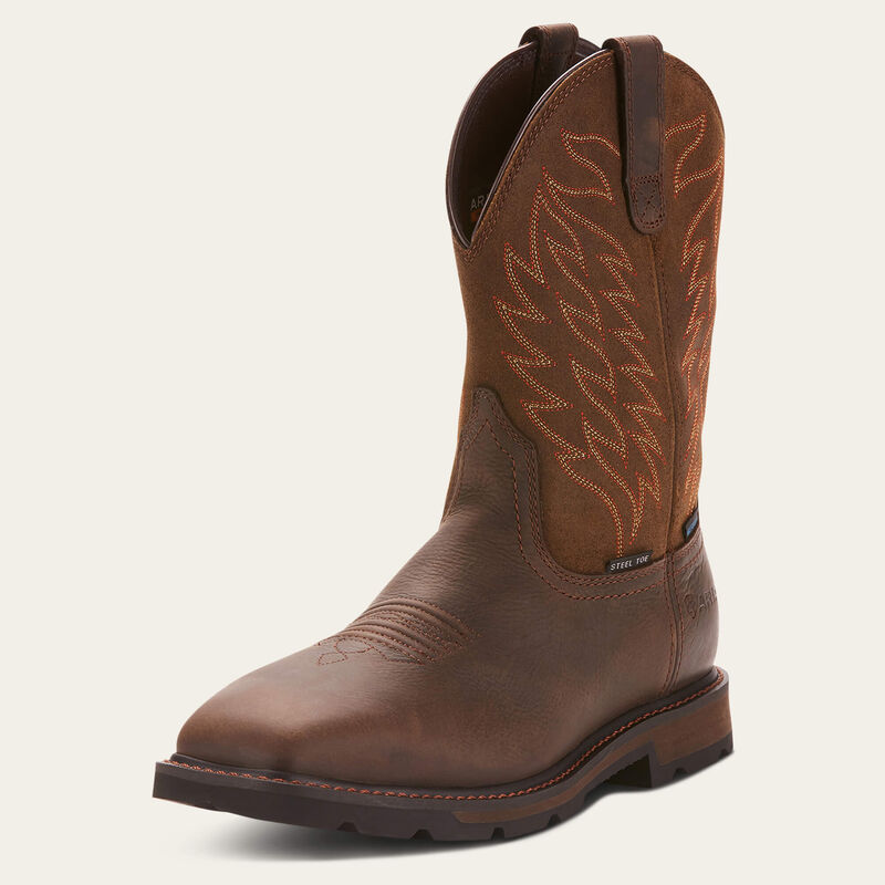 **FINAL SALE**Ariat Groundbreaker Wide Square Toe Waterproof Steel Toe Work Boot