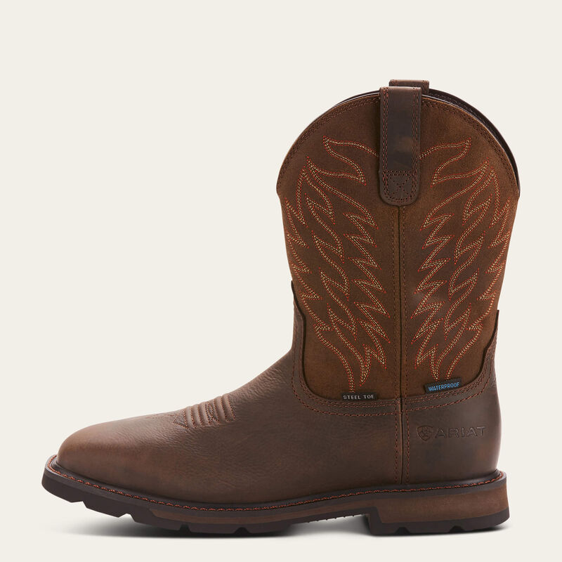 **FINAL SALE**Ariat Groundbreaker Wide Square Toe Waterproof Steel Toe Work Boot