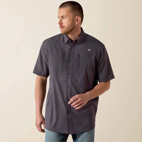 Ariat Venttek Clssc Charcoal SS SHRT