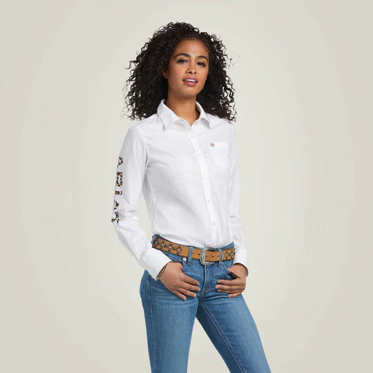 **FINAL SALE** Women's Ariat Wrinkle Resist Team Kirby Stretch Shirt