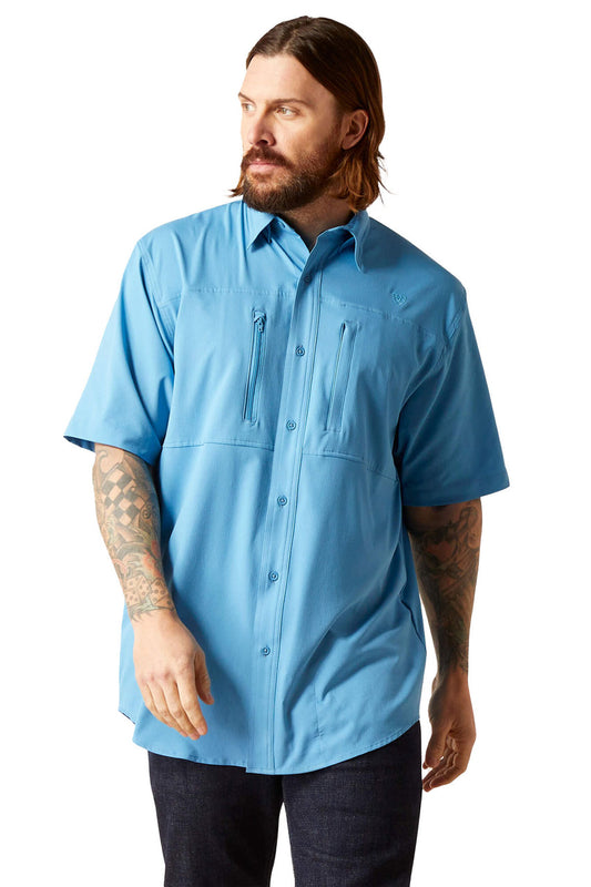 ARIAT Venttek Clssc Cendre Blue SS SHRT