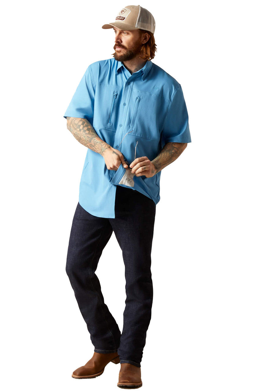 ARIAT Venttek Clssc Cendre Blue SS SHRT