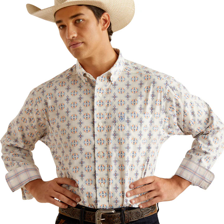 **FINAL SALE** Ariat Men's Remington WF Oatmeal Shirt
