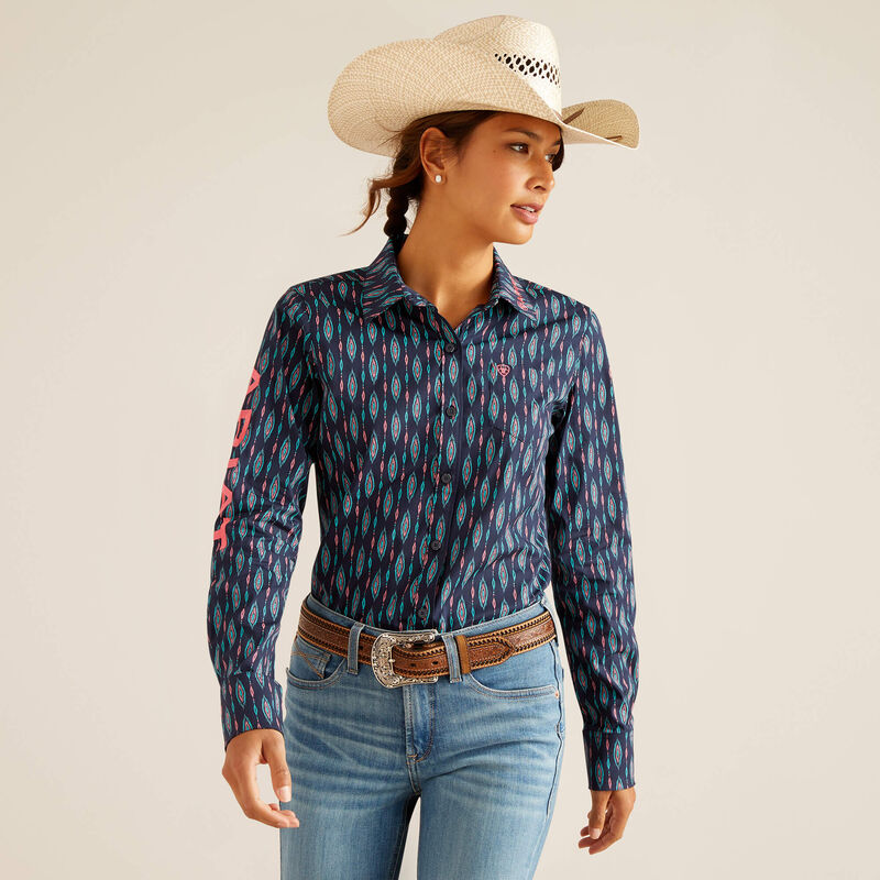**FINAL SALE** Women's Ariat Team Kirby Stretch Shirt