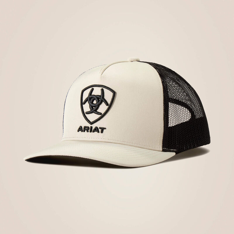 Ariat Embroidered Logo Khaki and Brown