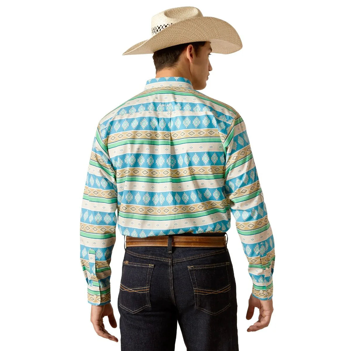 **FINAL SALE** Ariat Men's Christian Aztec Print Shirt